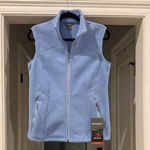 Eddie Bauer Metal Blue women’s Polartec Classic 200 vest NEW